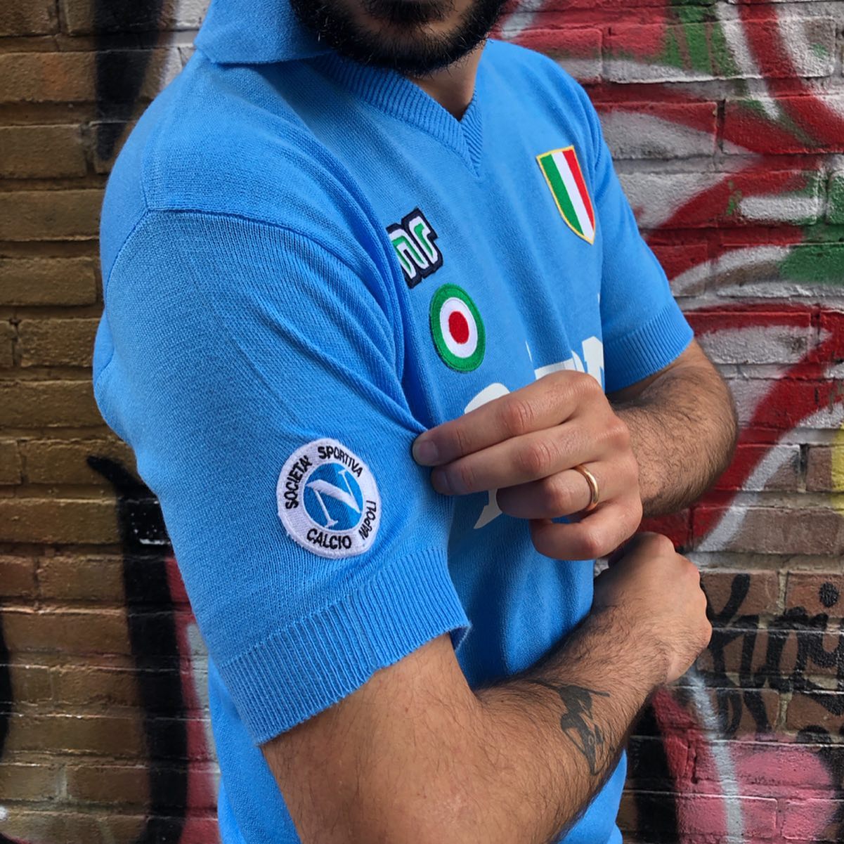 1987-88 Napoli ENNERRE home jersey (#10 MARADONA) | RB - Classic Soccer