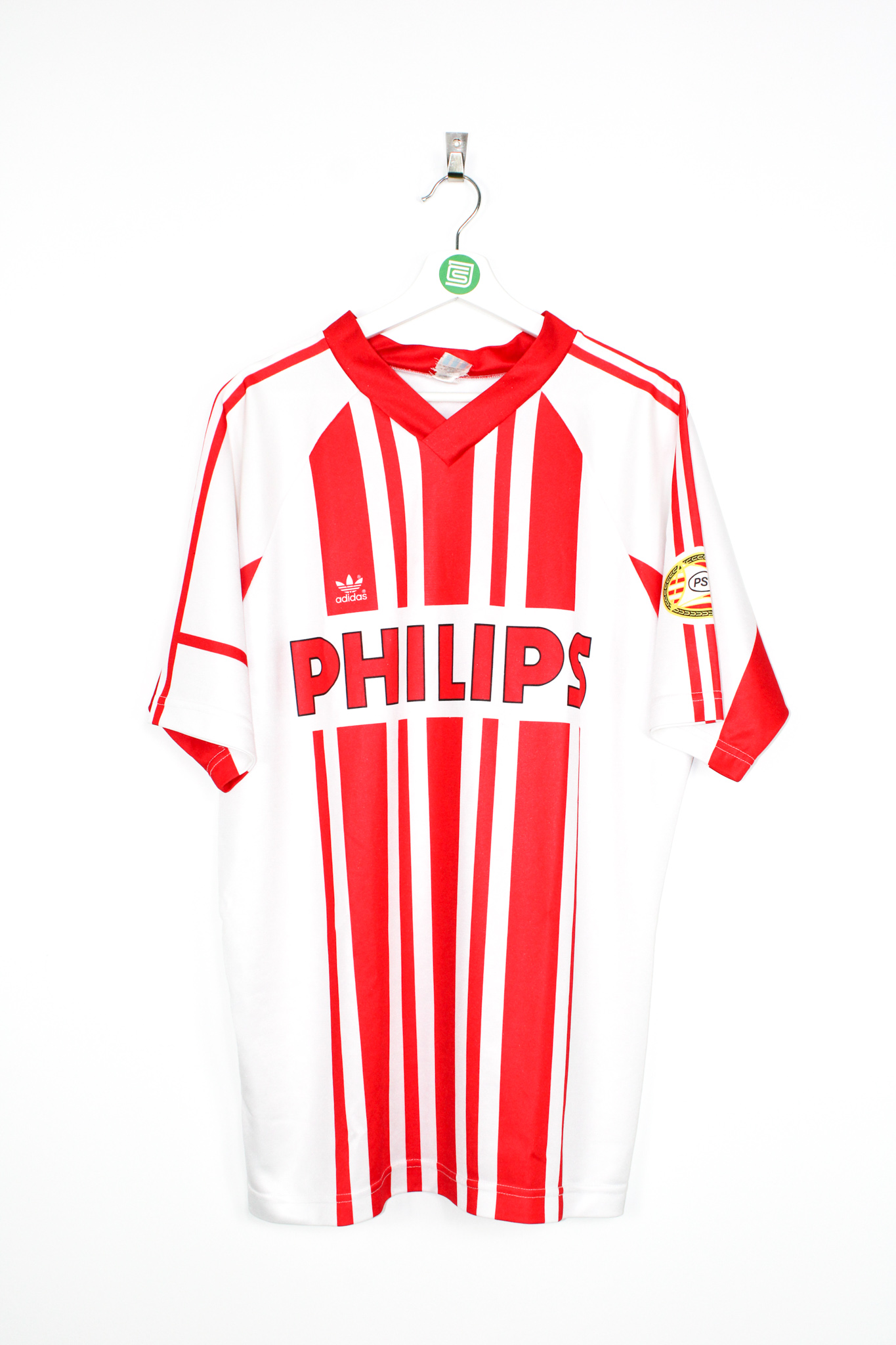 Broederschap uitstulping bitter 1989-90 PSV home jersey (#8 VANENBURG) - XL • RB - Classic Soccer Jerseys