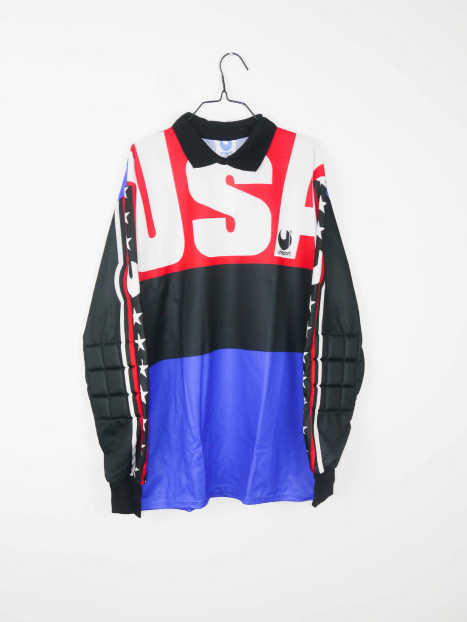 1992-93 Uhlsport Goalkeeper jersey *BNWT* USA blue/black - L & XL