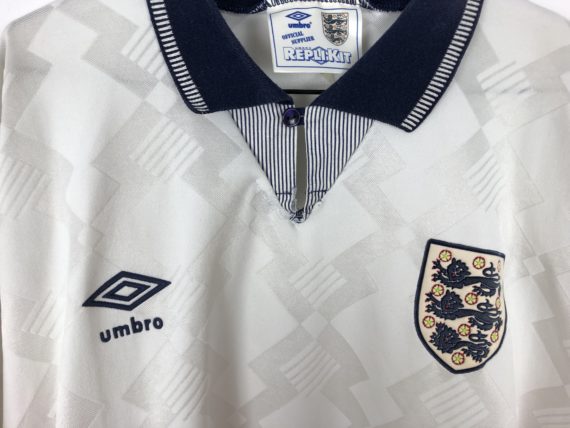 Original 1990-92 England home jersey - L • RB - Classic Soccer Jerseys