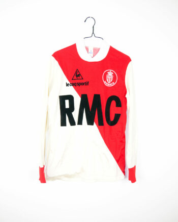 1996-97 AS Monaco home jersey - S • RB - Classic Soccer Jerseys