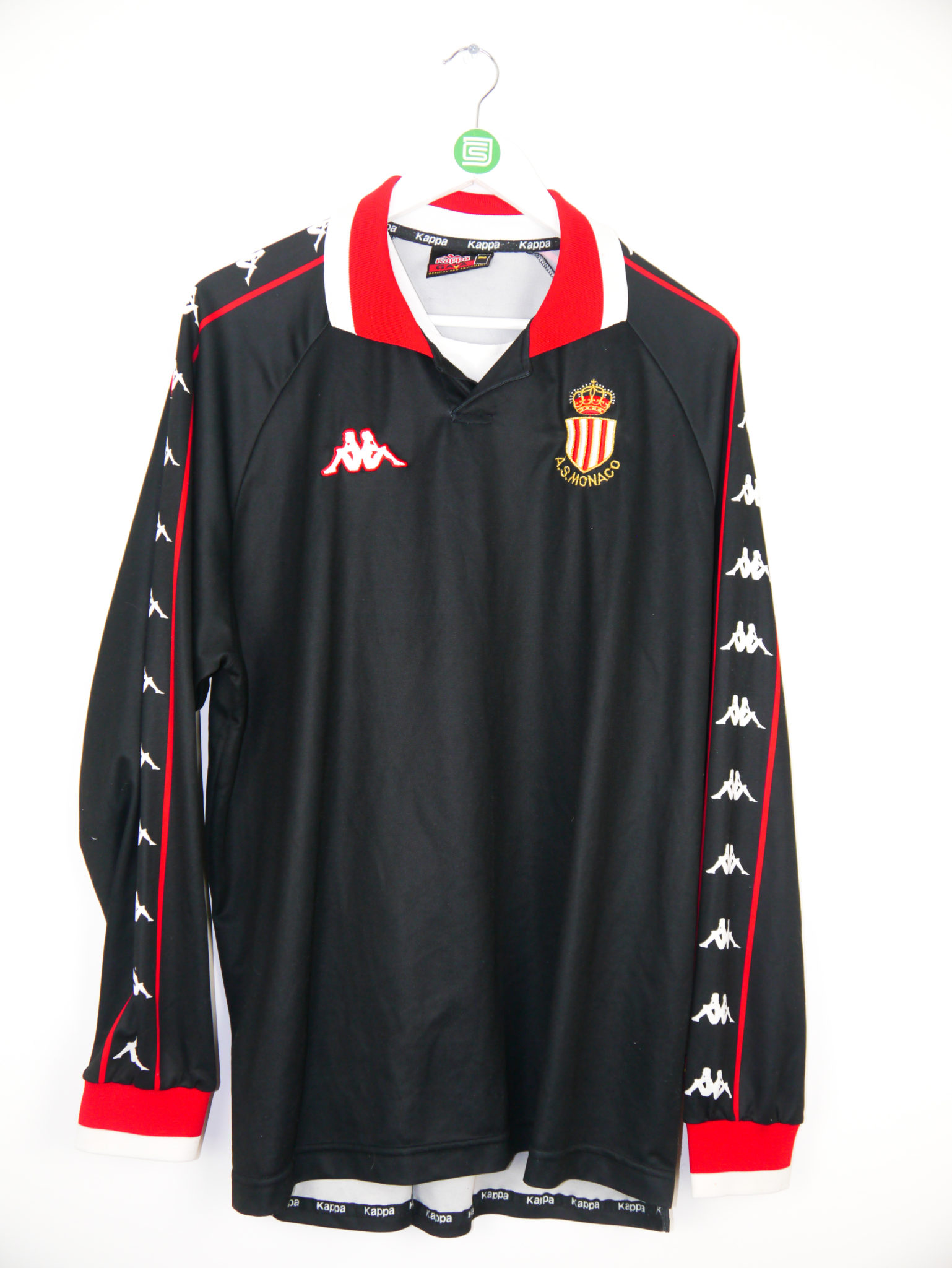Original 2000-01 AS Monaco away jersey - XL | RB - Classic Soccer Jerseys
