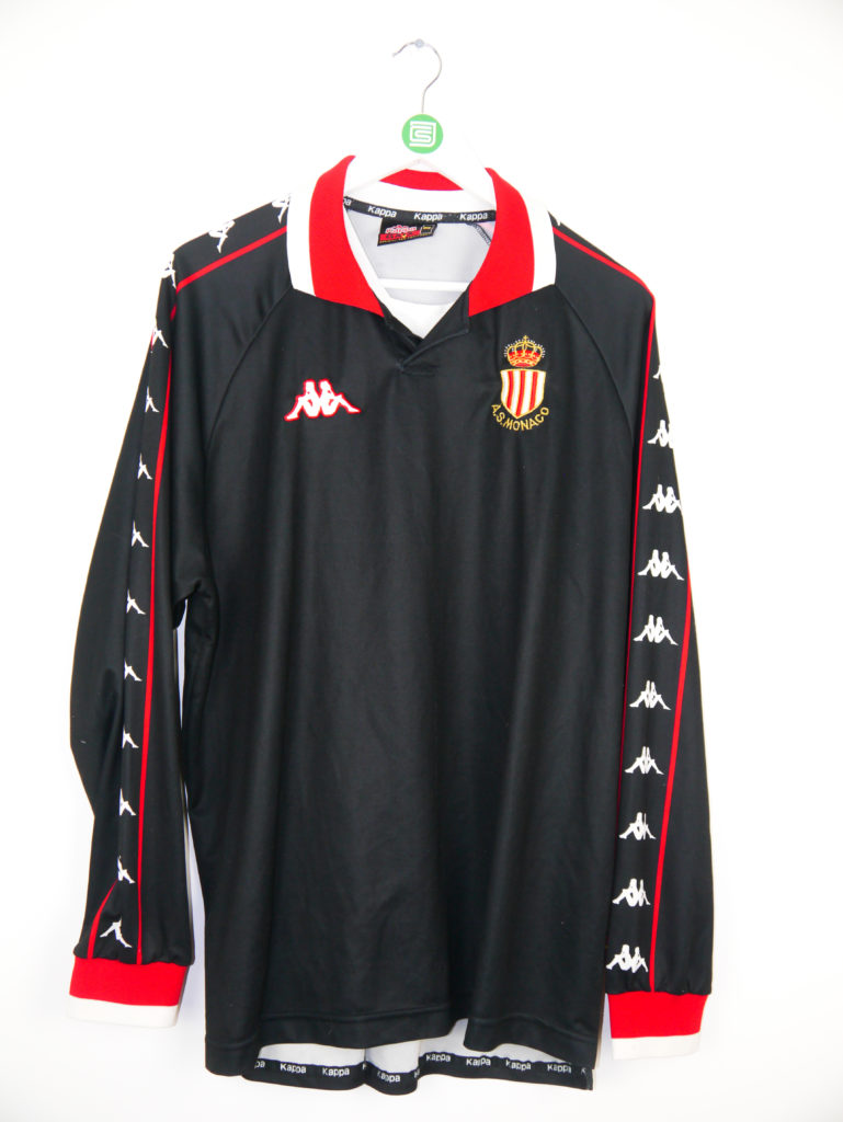 Original 200001 AS Monaco away jersey XL RB Classic Soccer Jerseys