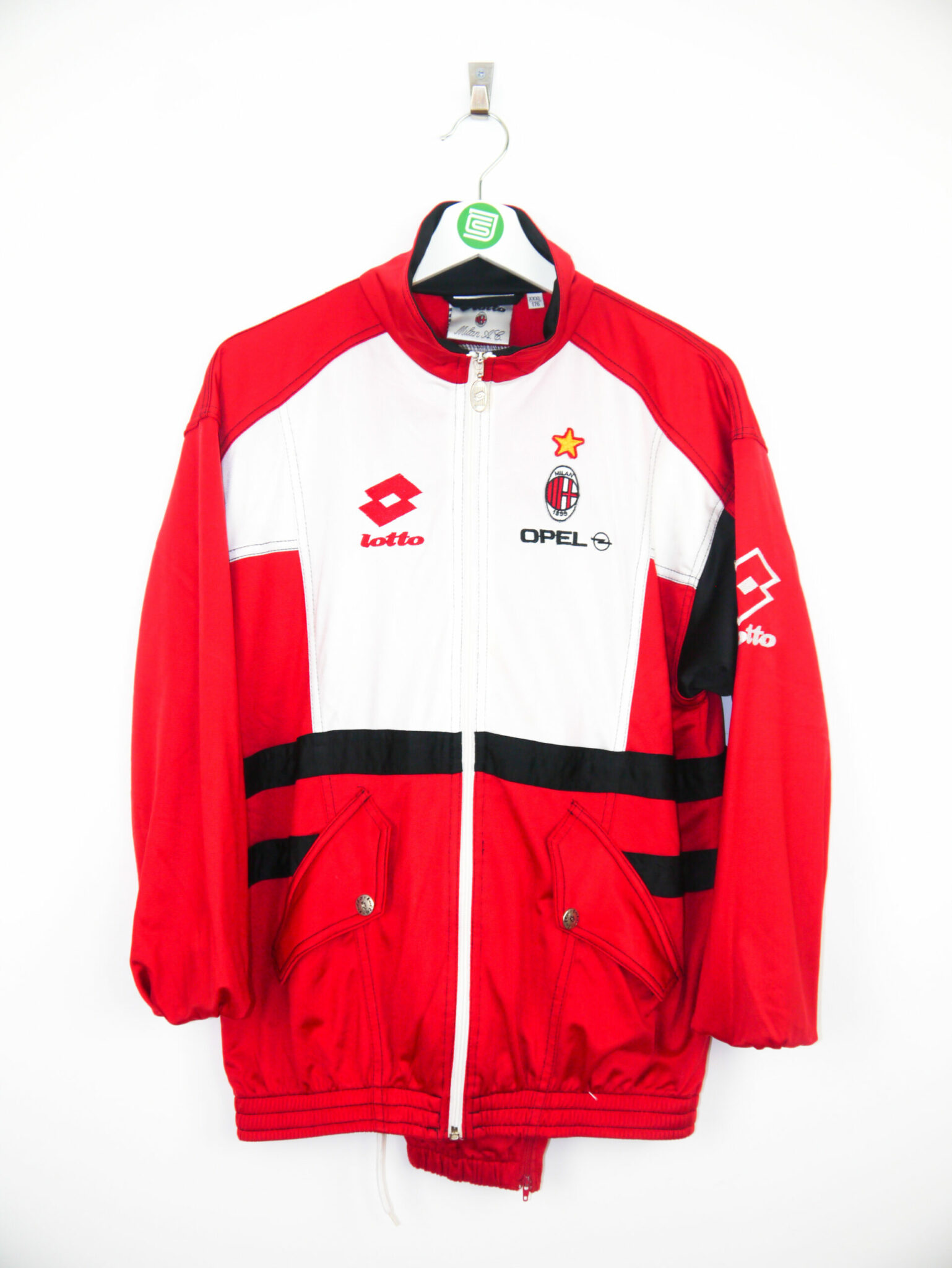 AC Milan 1995-96 full tracksuit - S/M • RB - Classic Soccer Jerseys
