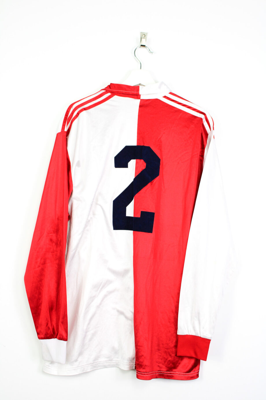 1995-96 Slavia Prague L/S *MATCH WORN* home jersey - XL (#2 LERCH v. BORDEAUX)