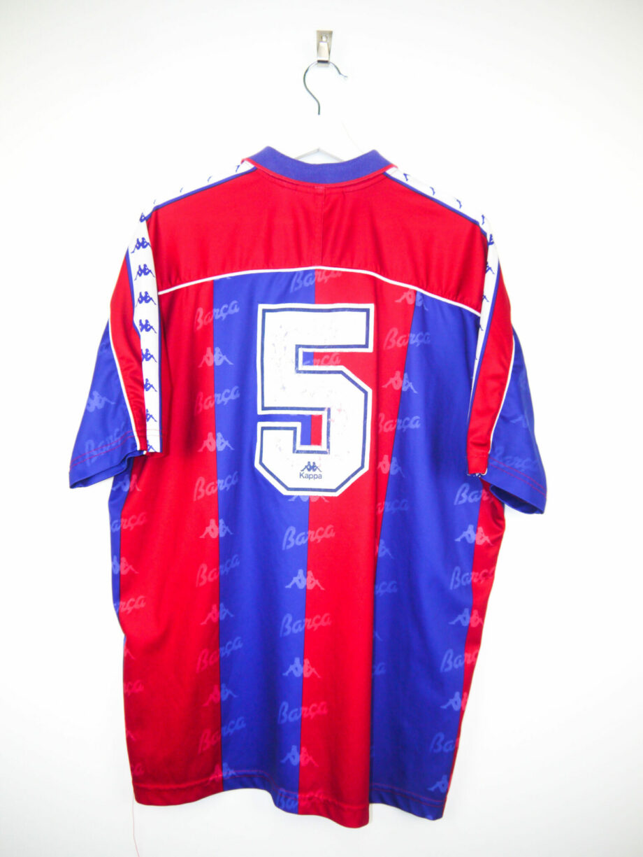 1992-95 FC Barcelona *MATCH WORN* home jersey (#5 NADAL) - XL