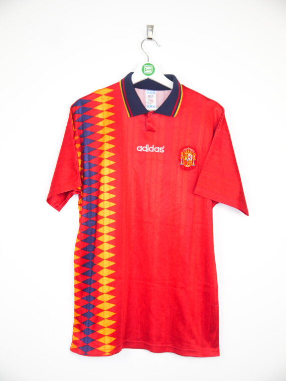 Original 1994-96 Spain home jersey - M/L | RB - Classic Soccer Jerseys