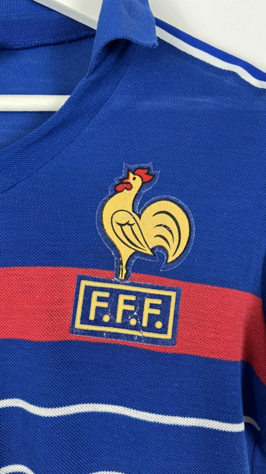 1984 France U21 *MATCH WORN* home jersey (#14) - M