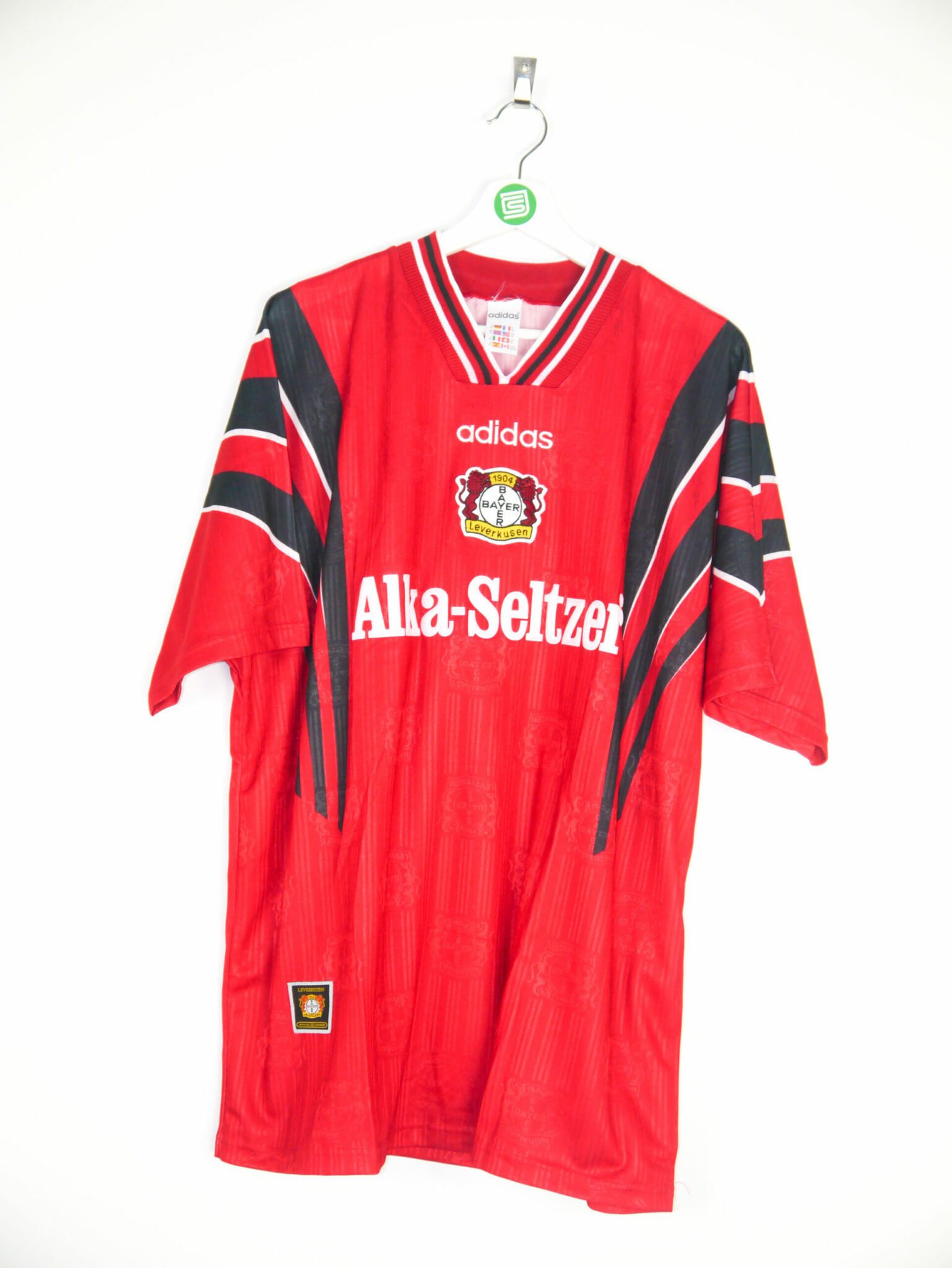 1996 97 Bayer Leverkusen Home Jersey Xl Rb Classic Soccer Jerseys