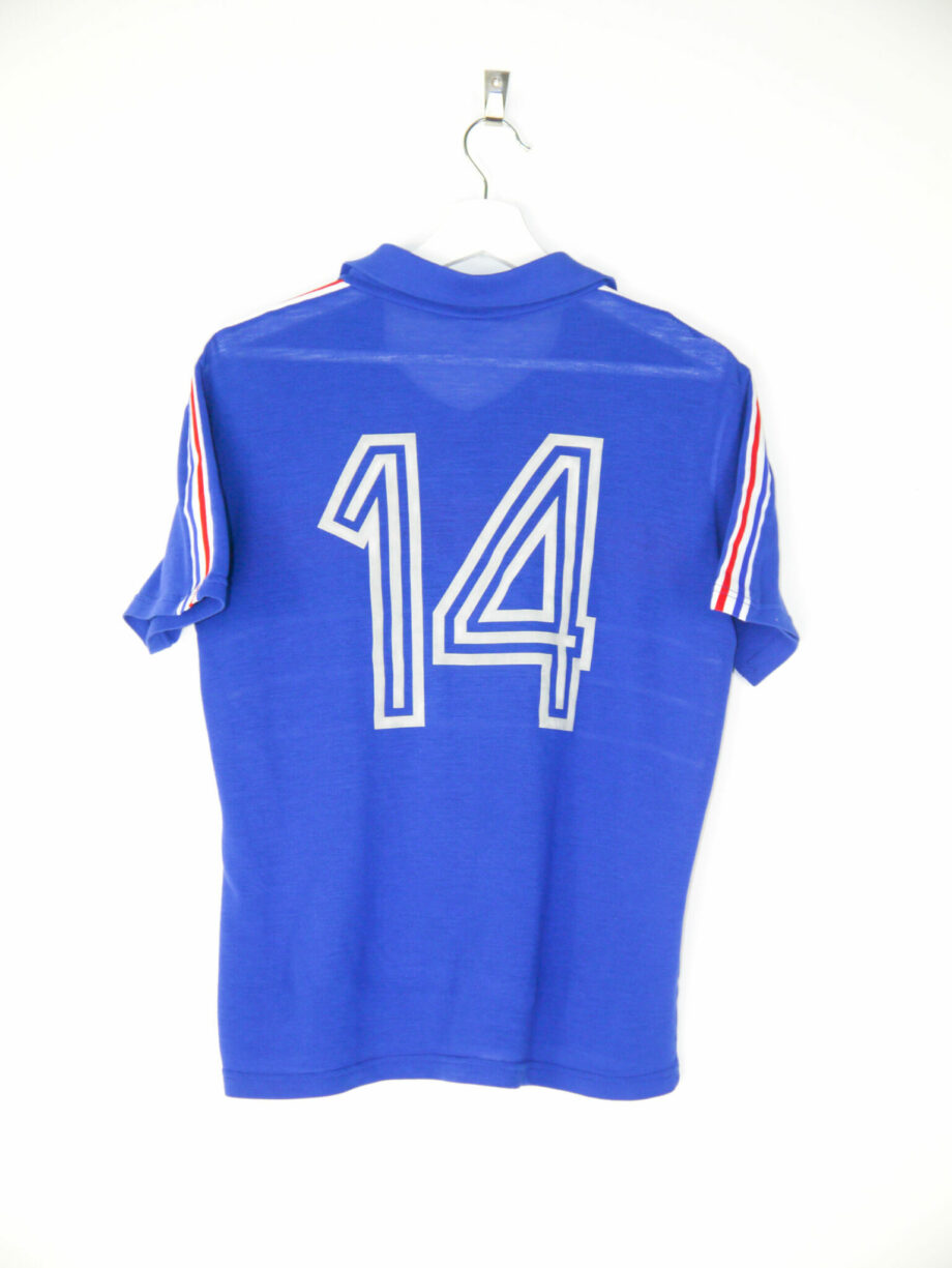 1984 France U21 *MATCH WORN* home jersey (#14) - M