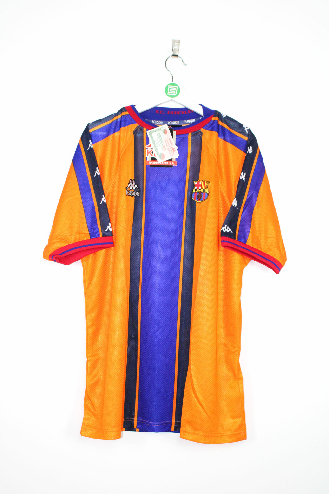 1997-98 FC Barcelona *BNIB* away jersey - XL • RB - Classic Soccer Jerseys