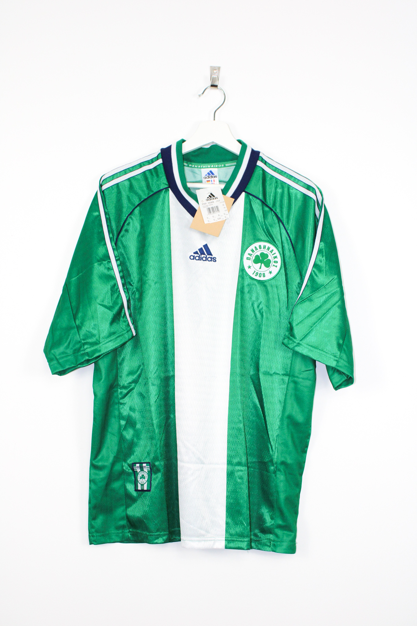 1998-99 Panathinaikos *BNWT* home jersey - XL • RB - Classic Soccer Jerseys