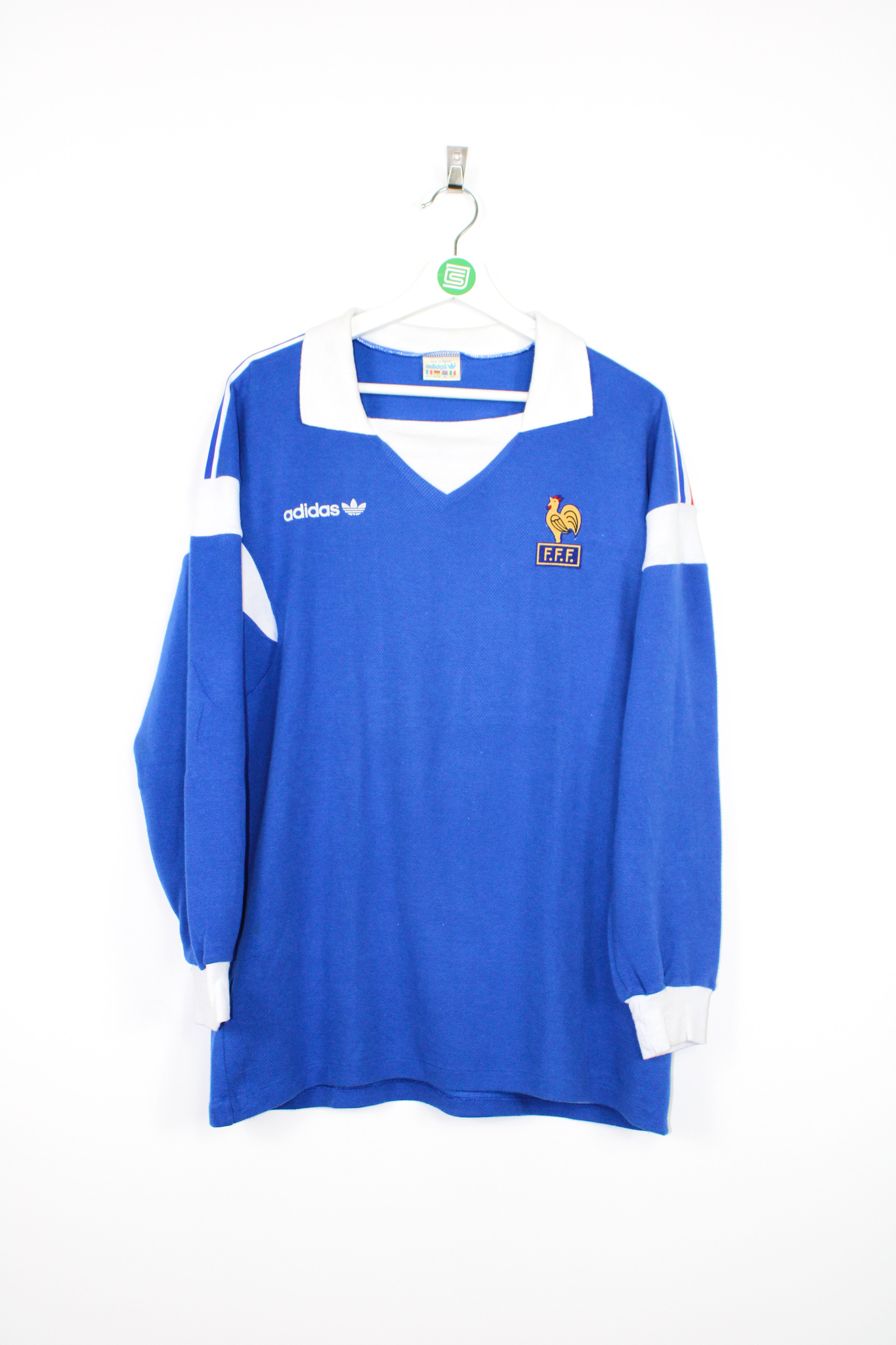1988-90 France U21 *MATCH ISSUE* home jersey (#11) - XL • RB - Classic ...