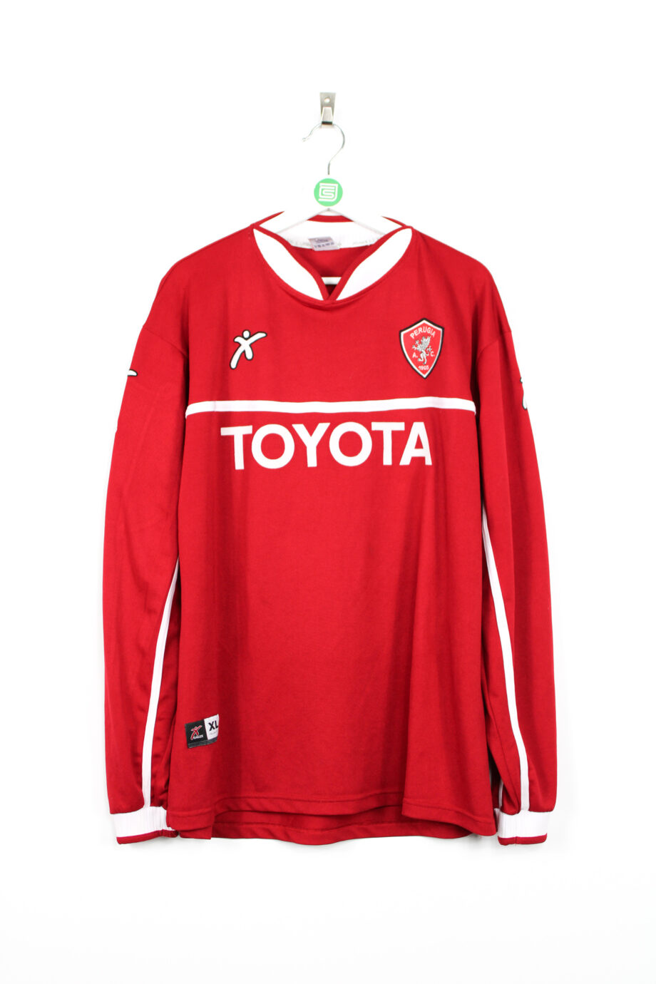 2003-04 Perugia *MATCH ISSUE* home jersey (#23 GIANDOMENICO) - XL