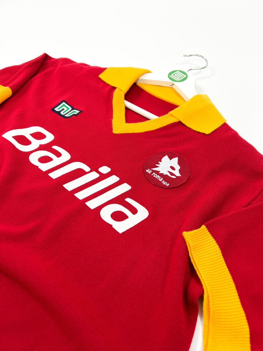 1987-88 Roma 'NR - Nicola Raccuglia' home jersey (#7 CONTI)
