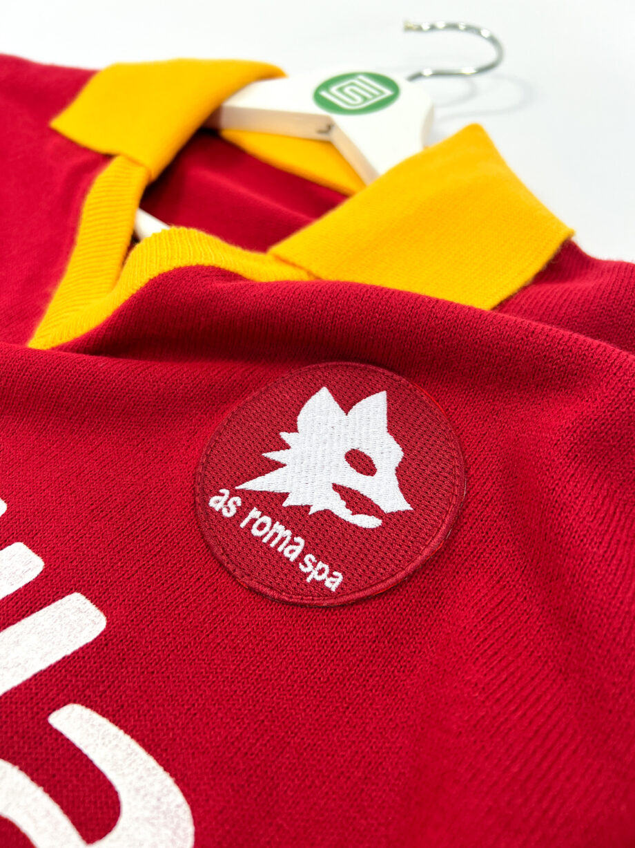 1987-88 Roma 'NR - Nicola Raccuglia' home jersey (#7 CONTI)