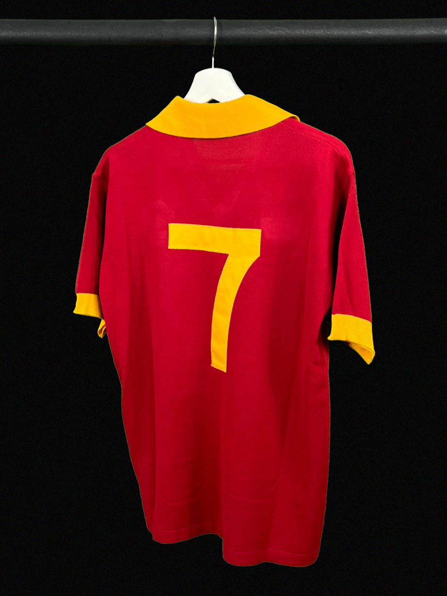 1987-88 Roma 'NR - Nicola Raccuglia' home jersey (#7 CONTI)