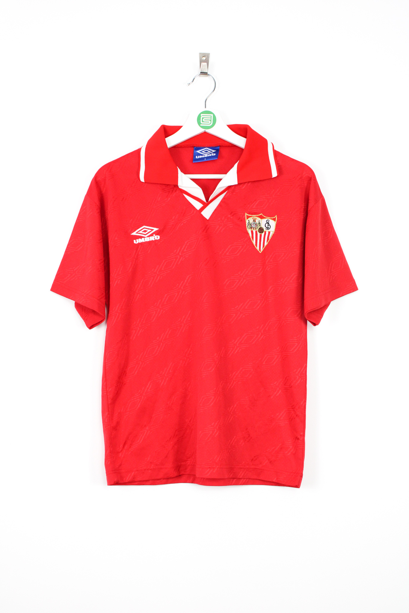 1996 98 Sevilla away jersey 2 S M RB Classic Soccer Jerseys