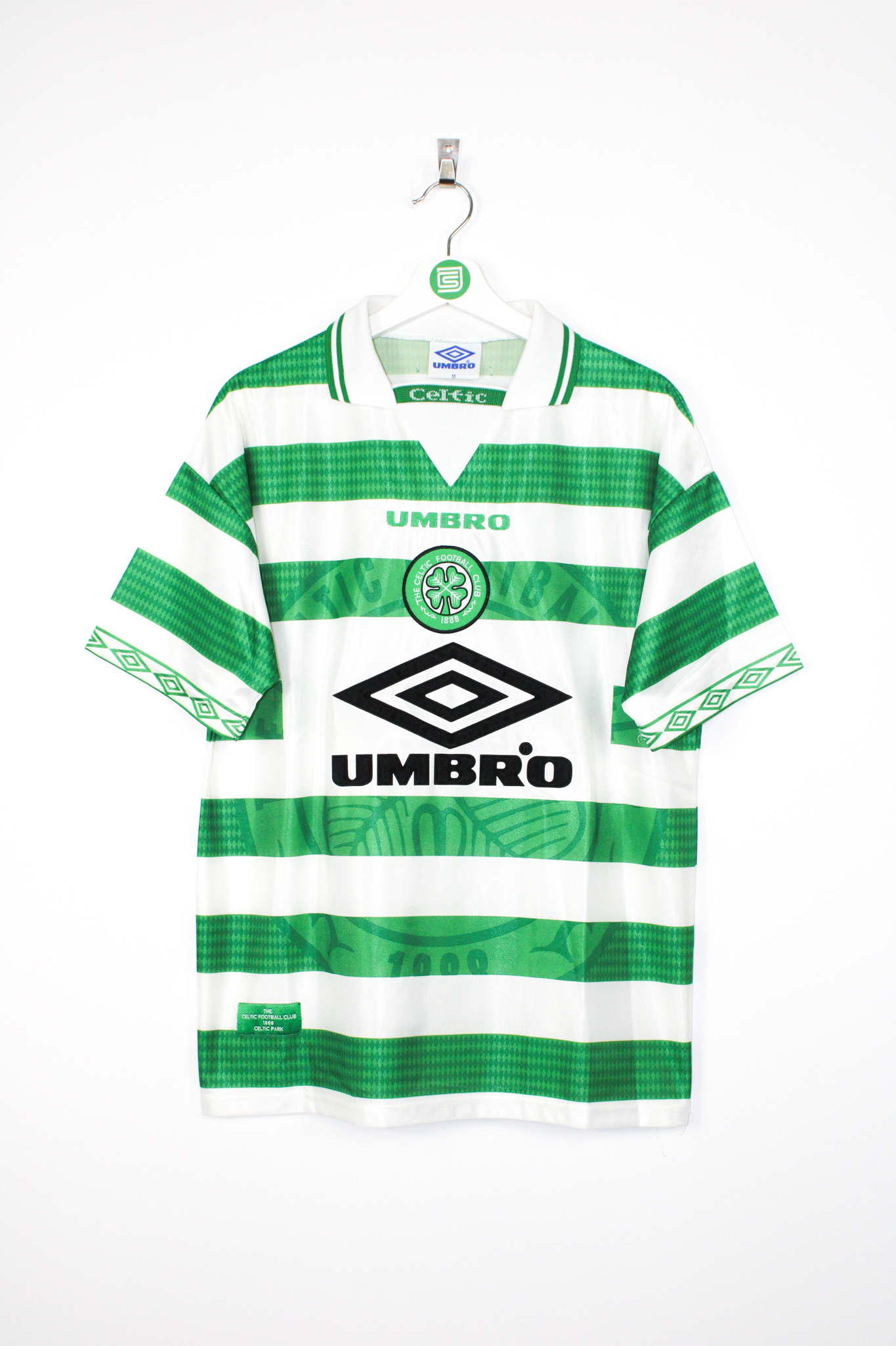 Retro Celtic Home Football Shirt 97/99