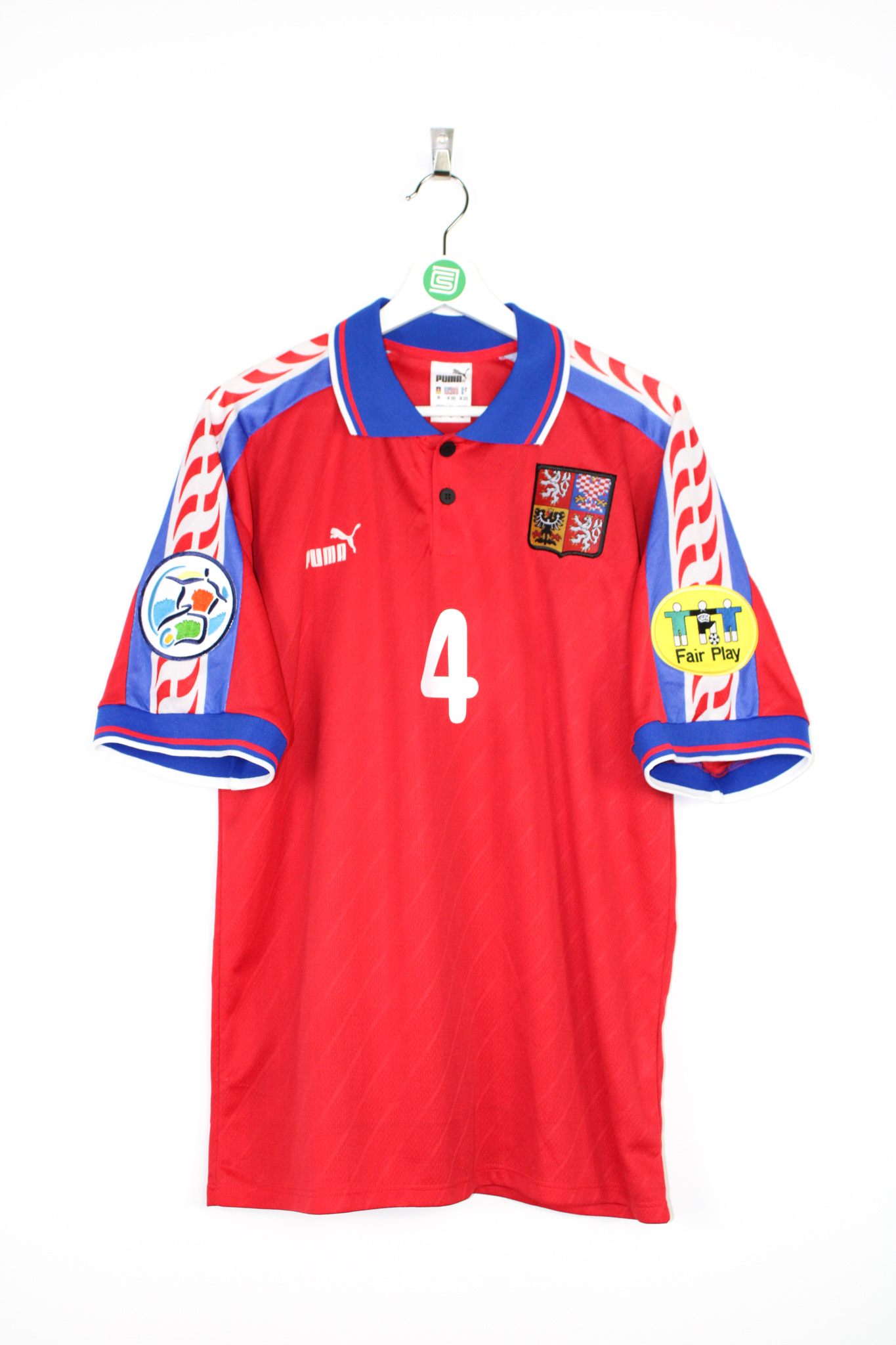 1996-97 Czech Republic home jersey (#4 NEDVED) - M • RB - Classic ...