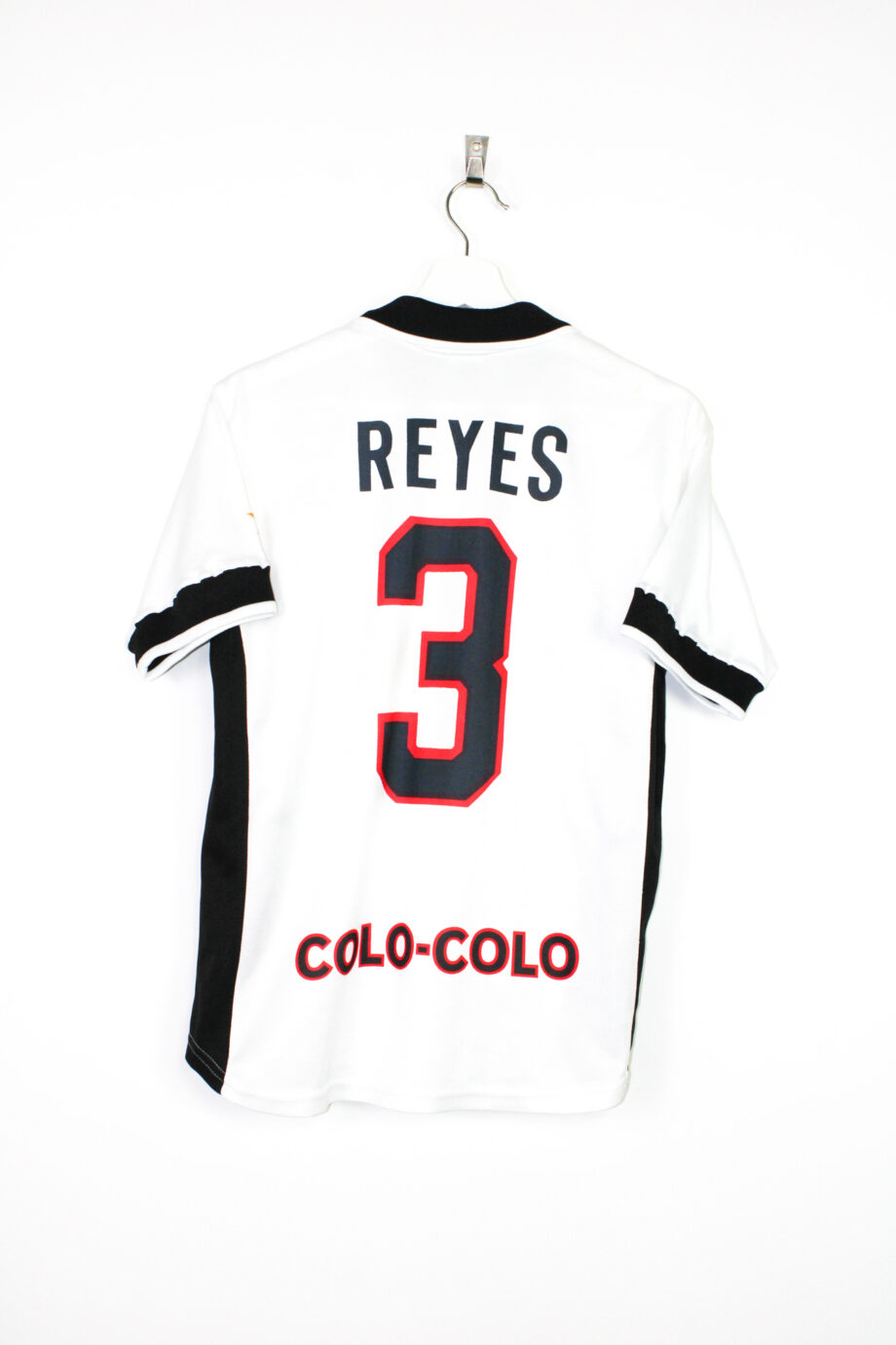 1997-98 Colo Colo home jersey (#3 REYES) - S