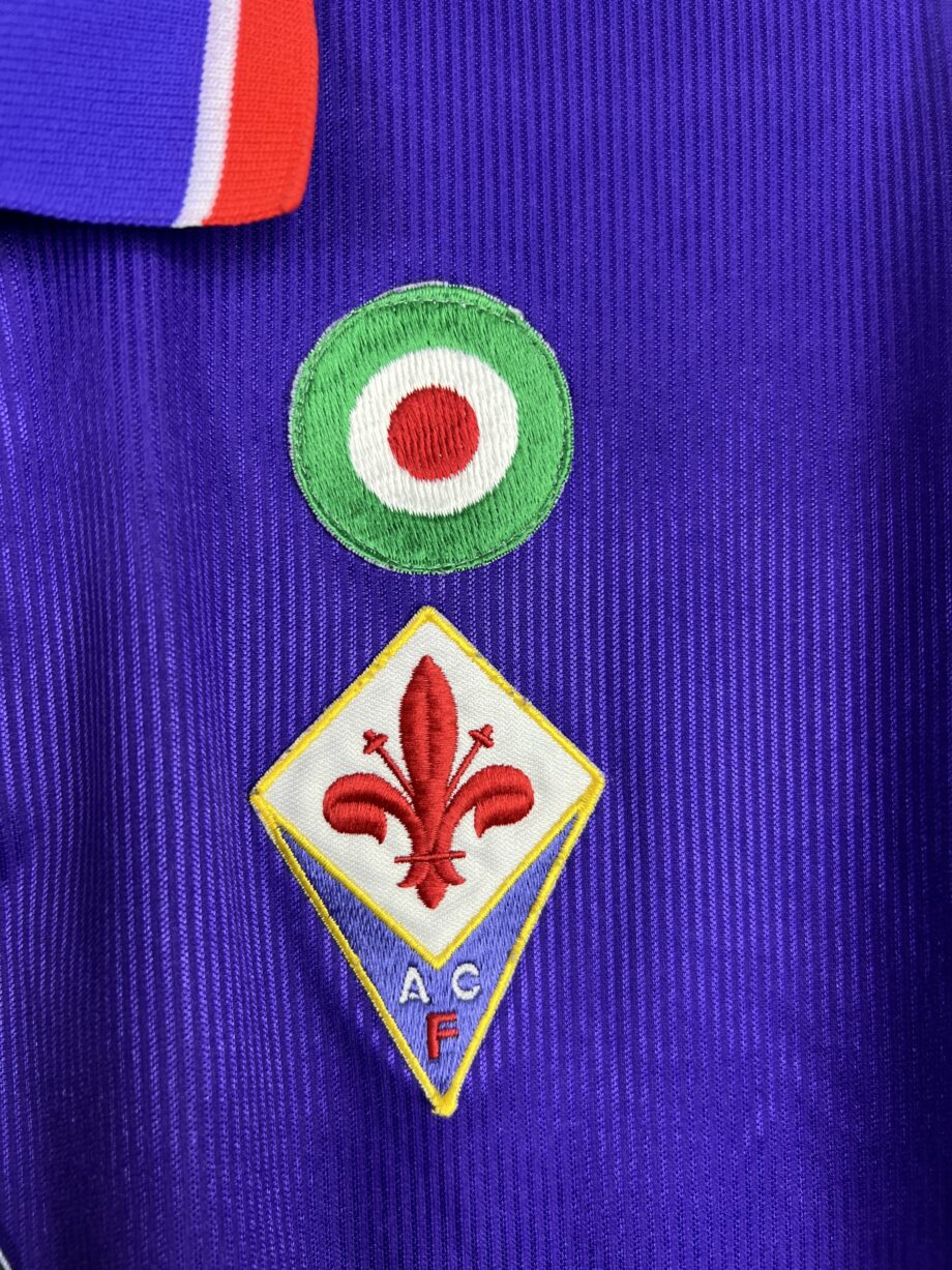 1996-97 Fiorentina *MATCH WORN* home jersey (#9 BATISTUTA) - XL