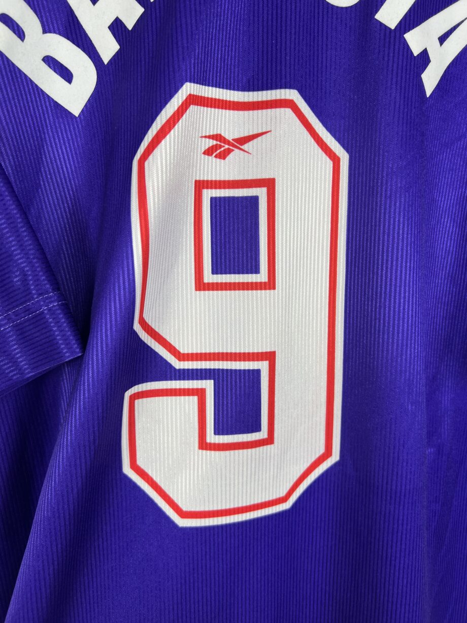1996-97 Fiorentina *MATCH WORN* home jersey (#9 BATISTUTA) - XL