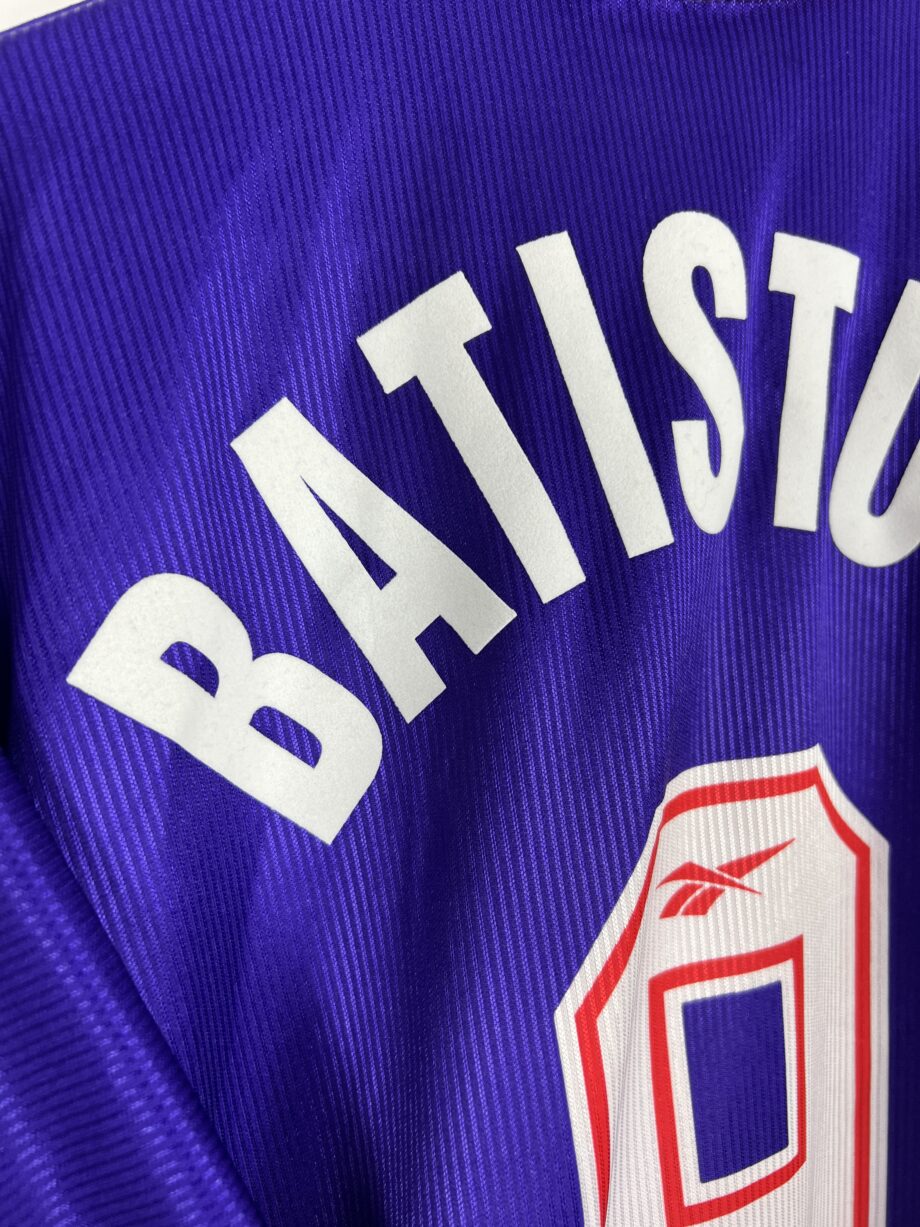 1996-97 Fiorentina *MATCH WORN* home jersey (#9 BATISTUTA) - XL
