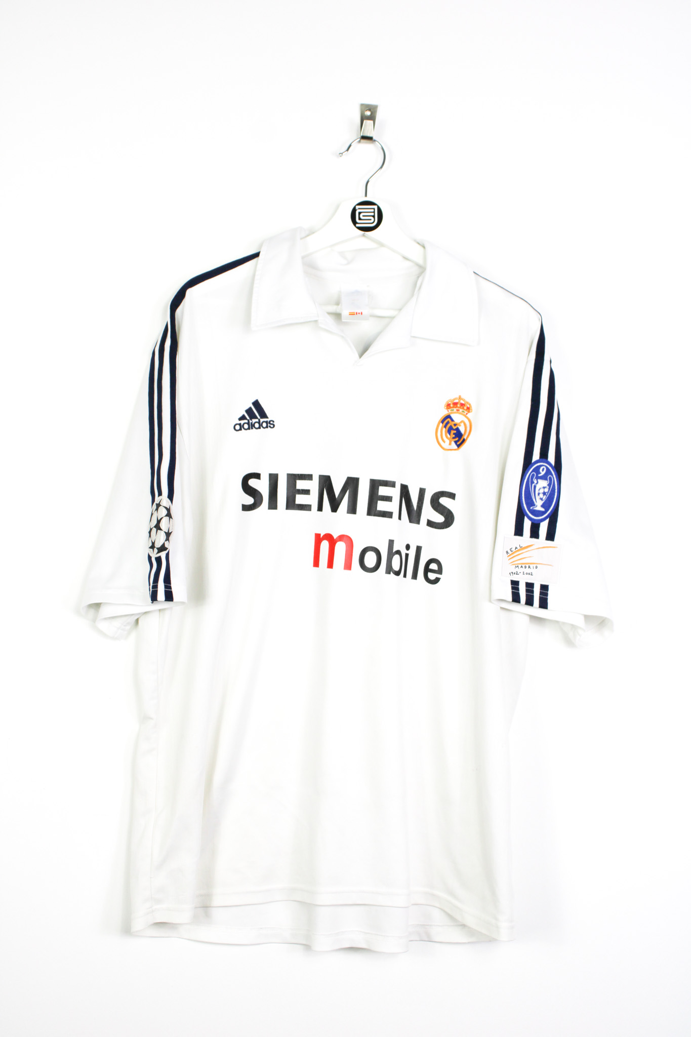 2001-02 Real Madrid CL Home Zidane #5 Bucket Hat (Plus Size)