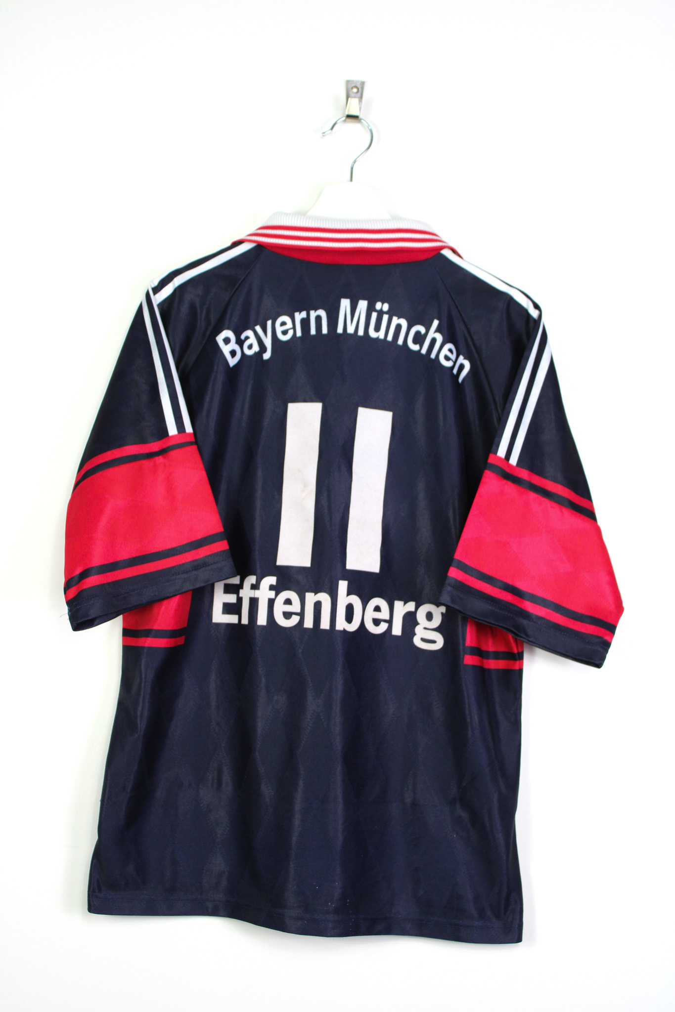 1997-99 Bayern Munich home jersey (#11 EFFENERG) - M • RB