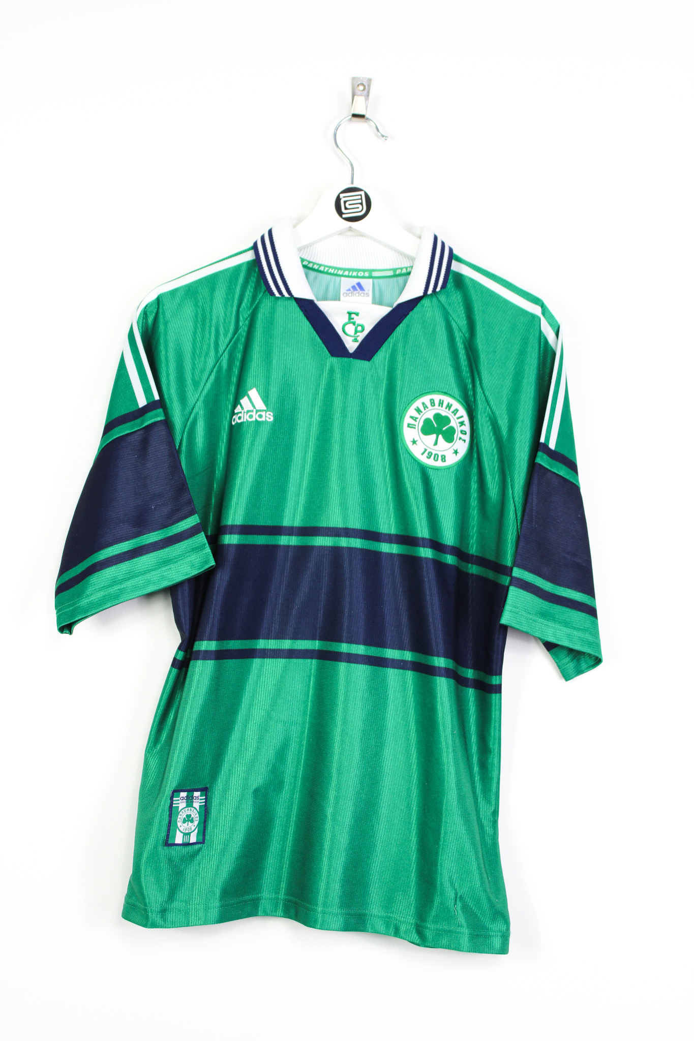 1999-00 Panathinaikos home jersey - S • RB - Classic Soccer Jerseys