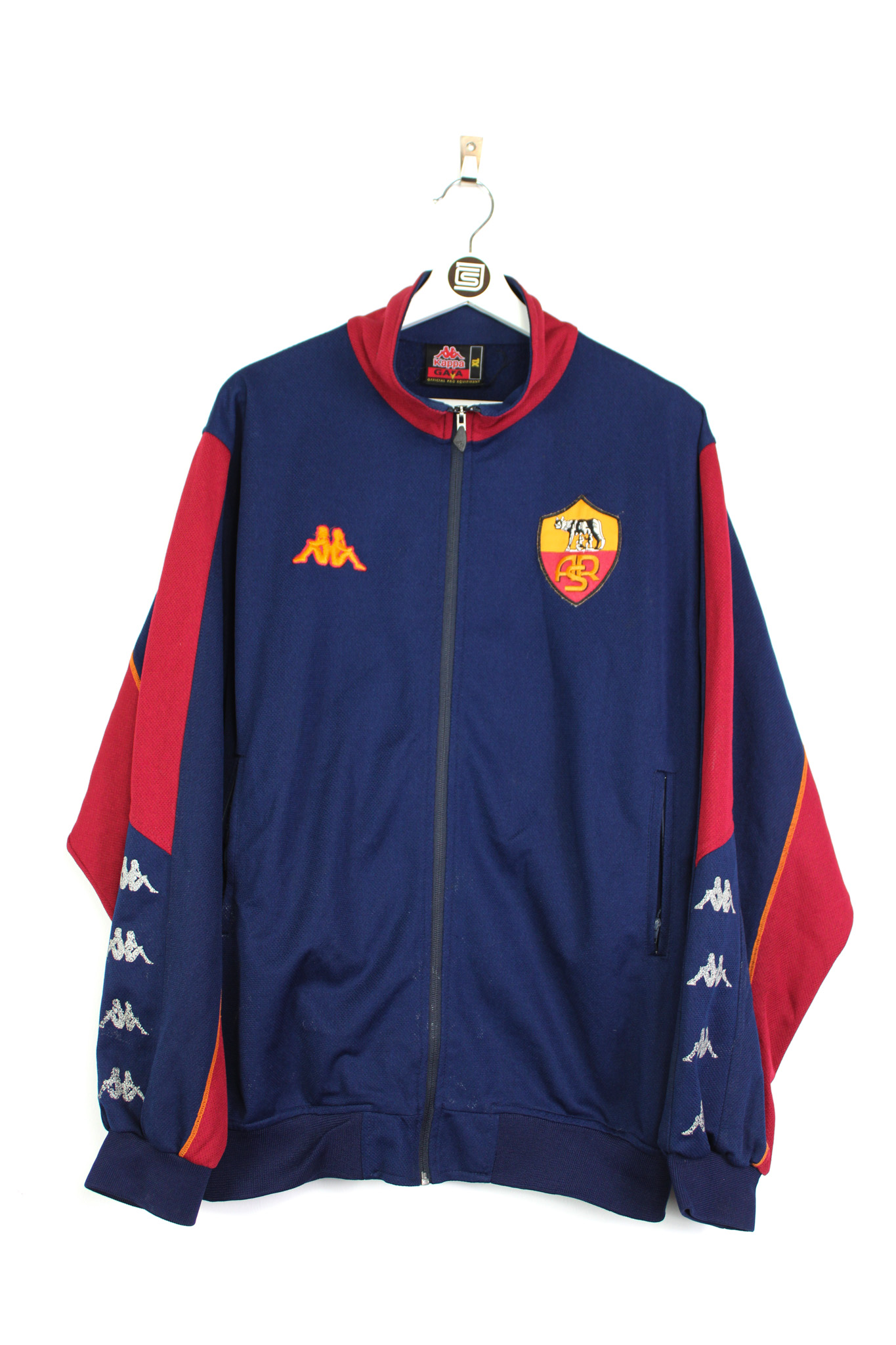 2000-01 AS Roma jacket - • RB - Classic Soccer Jerseys