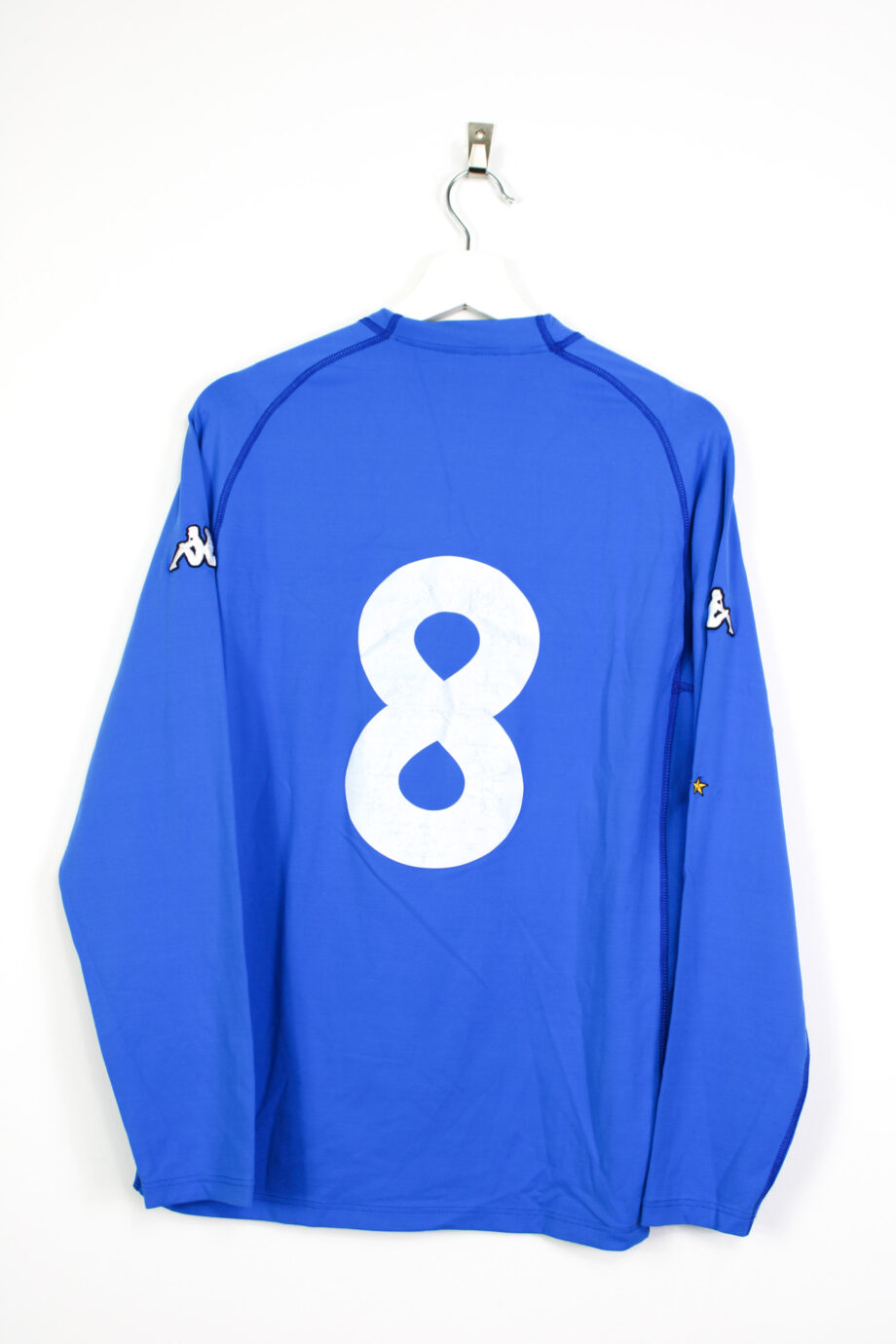 2001 Italy *MATCH WORN* L/S home jersey (#8 TOMMASI vs. HUNGARY) - L