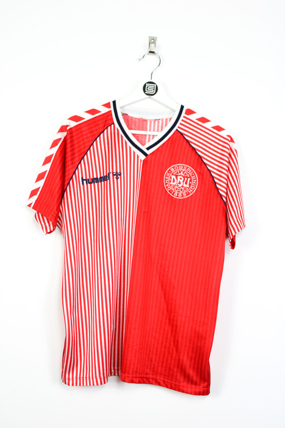 1986 Denmark home jersey - M