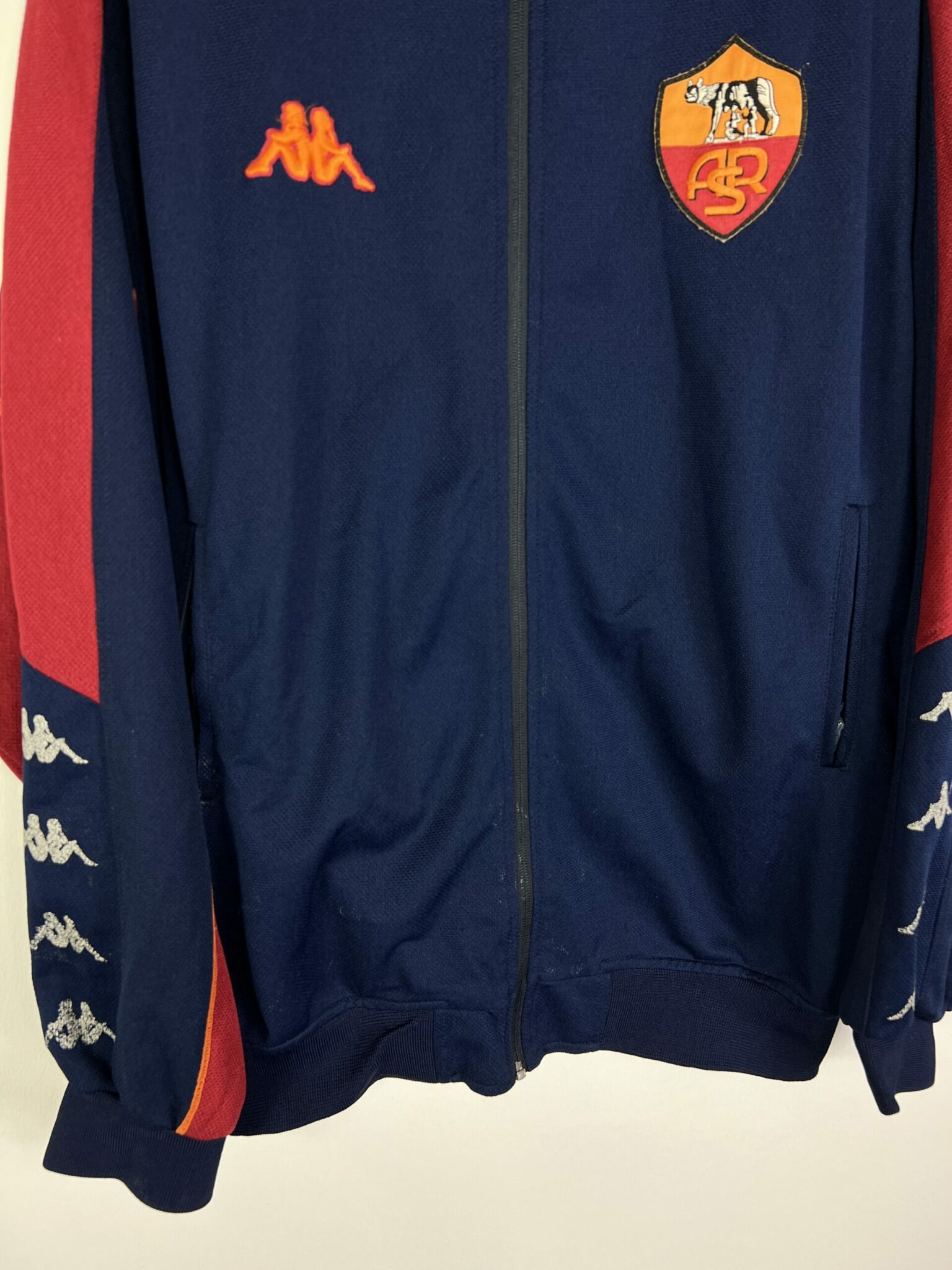 2000-01 AS Roma jacket - • RB - Classic Soccer Jerseys