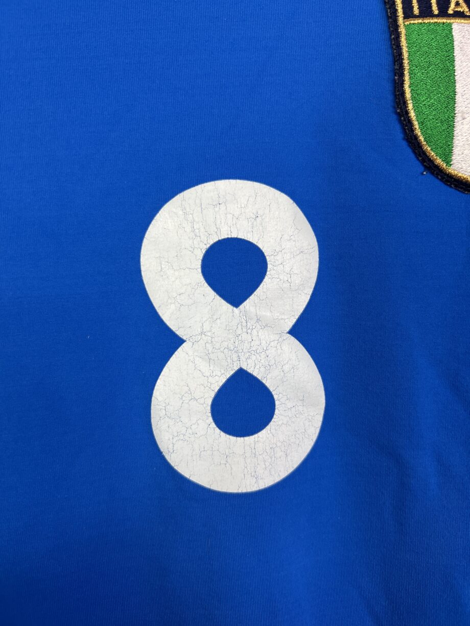 2001 Italy *MATCH WORN* L/S home jersey (#8 TOMMASI vs. HUNGARY) - L