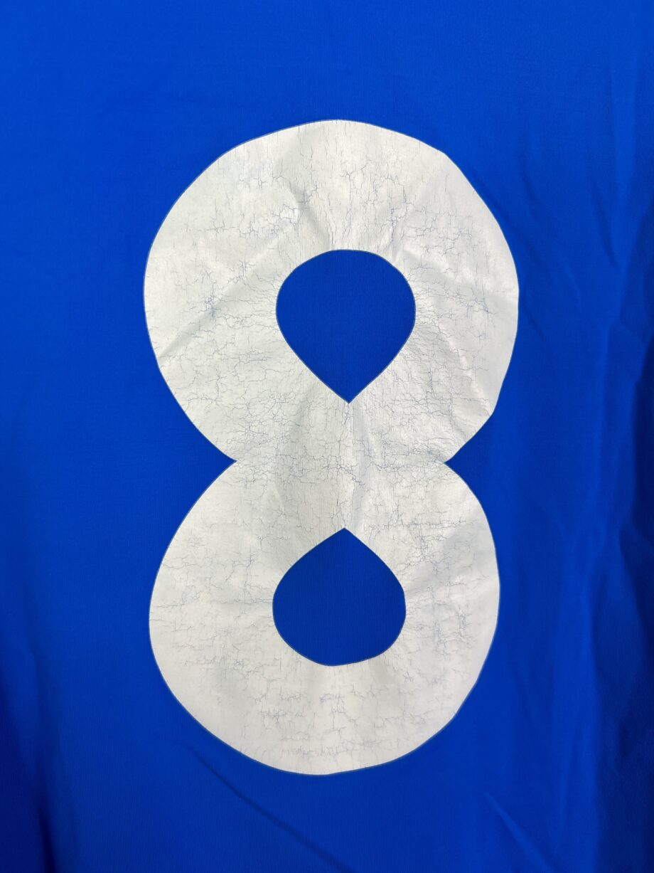 2001 Italy *MATCH WORN* L/S home jersey (#8 TOMMASI vs. HUNGARY) - L