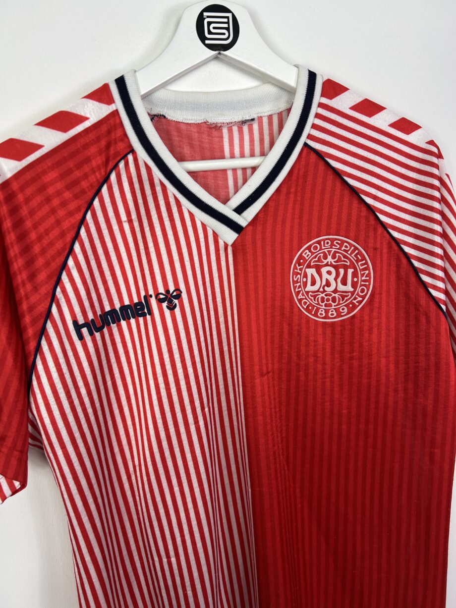 1986 Denmark home jersey - M