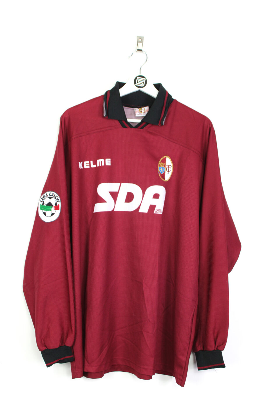 1997-98 Torino *MATCH ISSUE* L/S home jersey (#17 FOGLIA) - XL