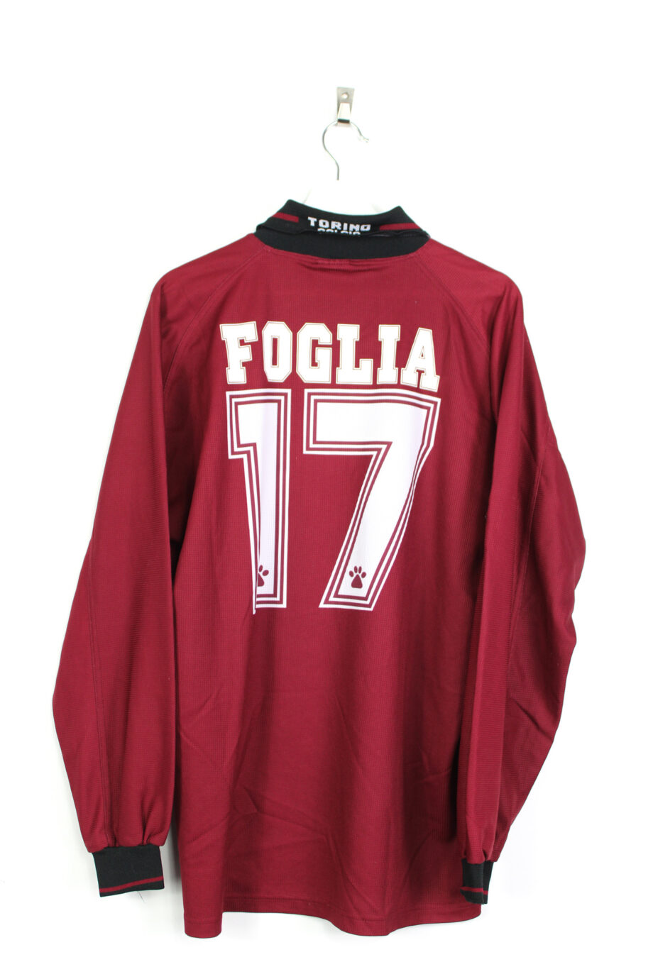 1997-98 Torino *MATCH ISSUE* L/S home jersey (#17 FOGLIA) - XL