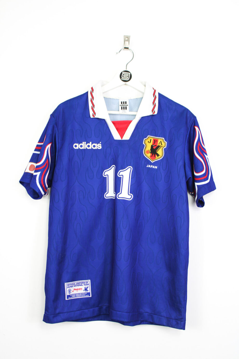 1996-98 Japan home jersey (#11 KAZU) - M