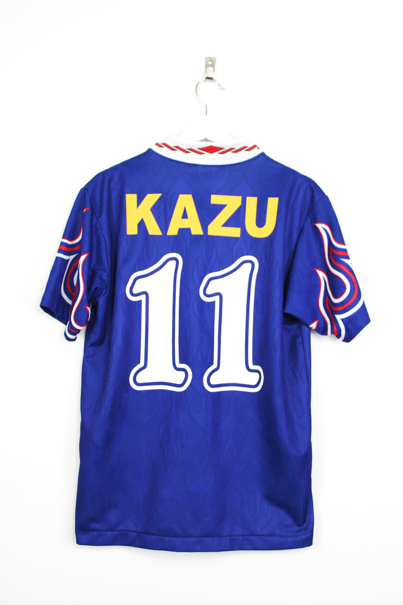 1996-98 Japan home jersey (#11 KAZU) - M • RB - Classic Soccer Jerseys