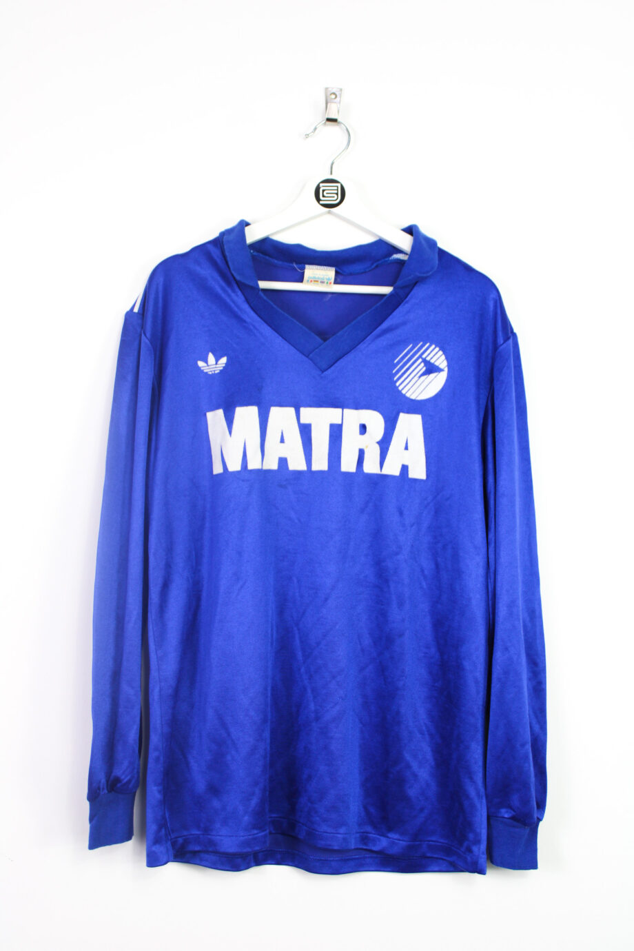 1987-88 Racing Club Paris (Matra Racing) *MATCH ISSUE* home jersey (#8) - L
