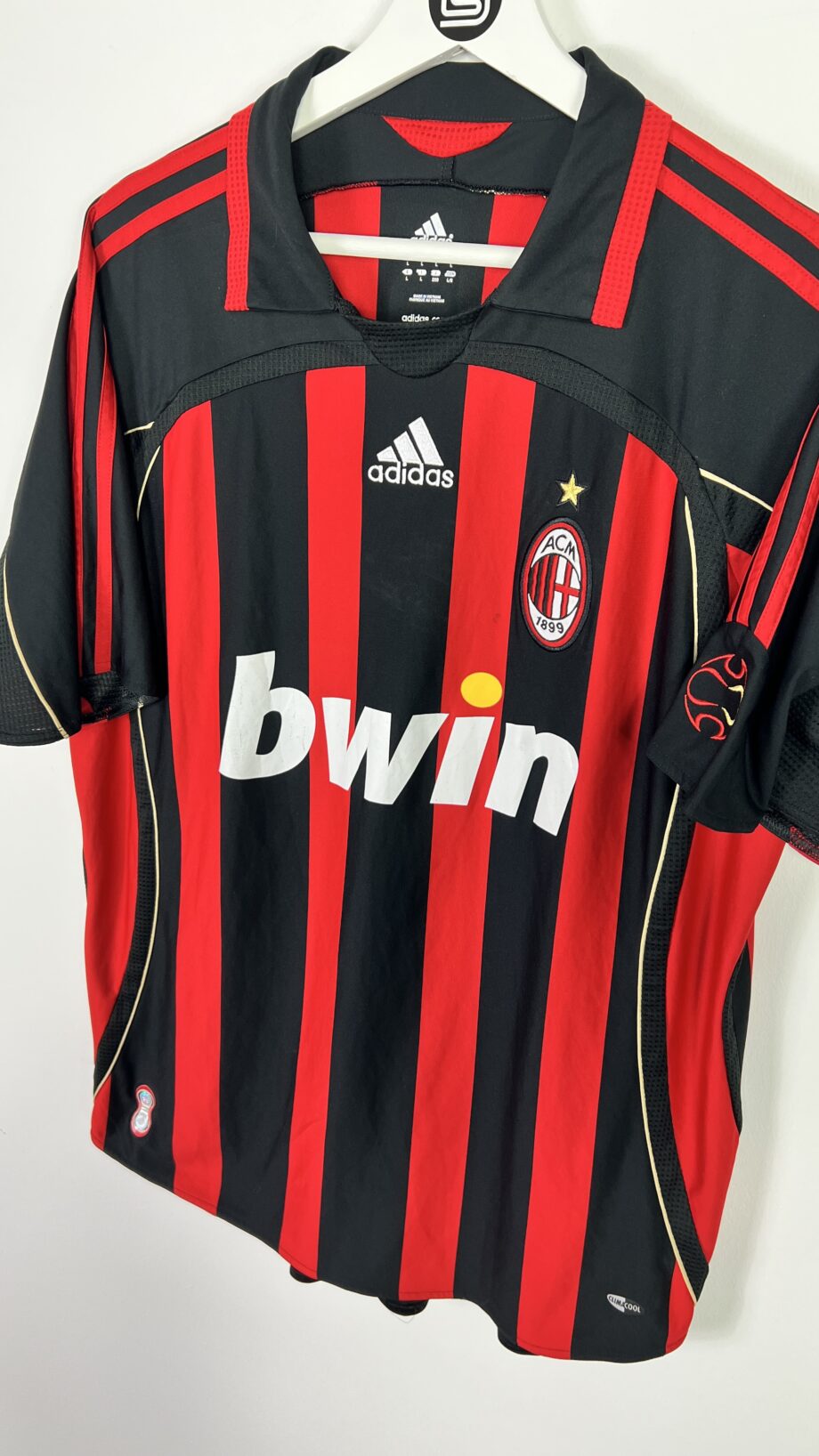 2006-07 AC Milan home jersey (#99 RONALDO) - L