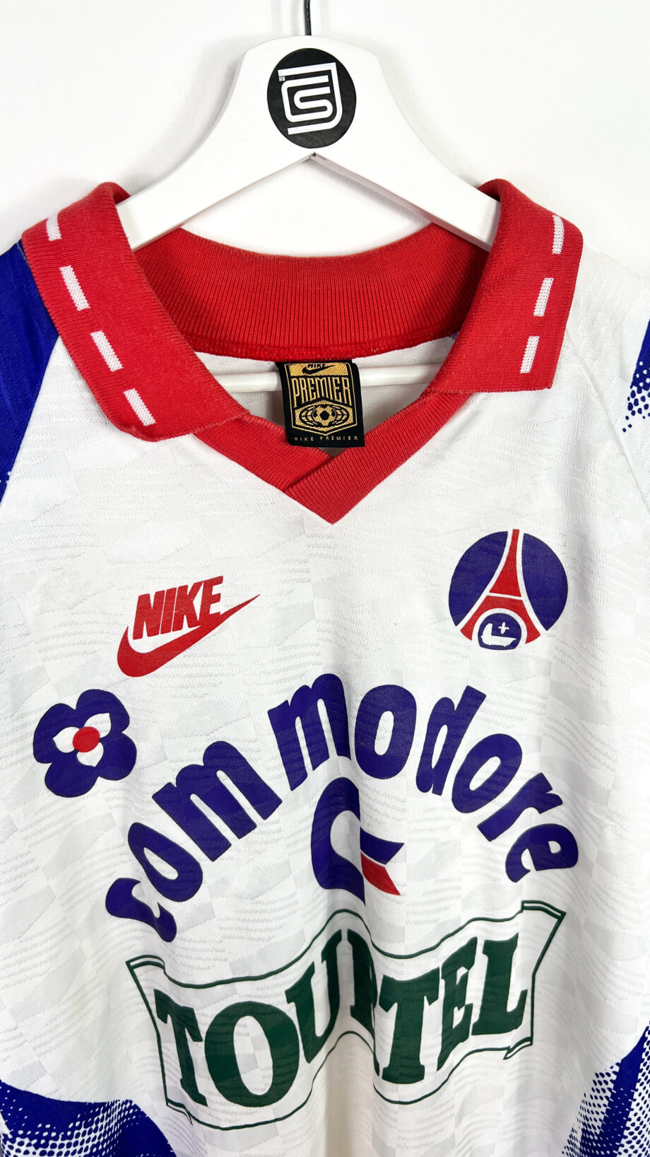 1992-93 Paris SG (PSG) L/S home jersey (#12) - XL