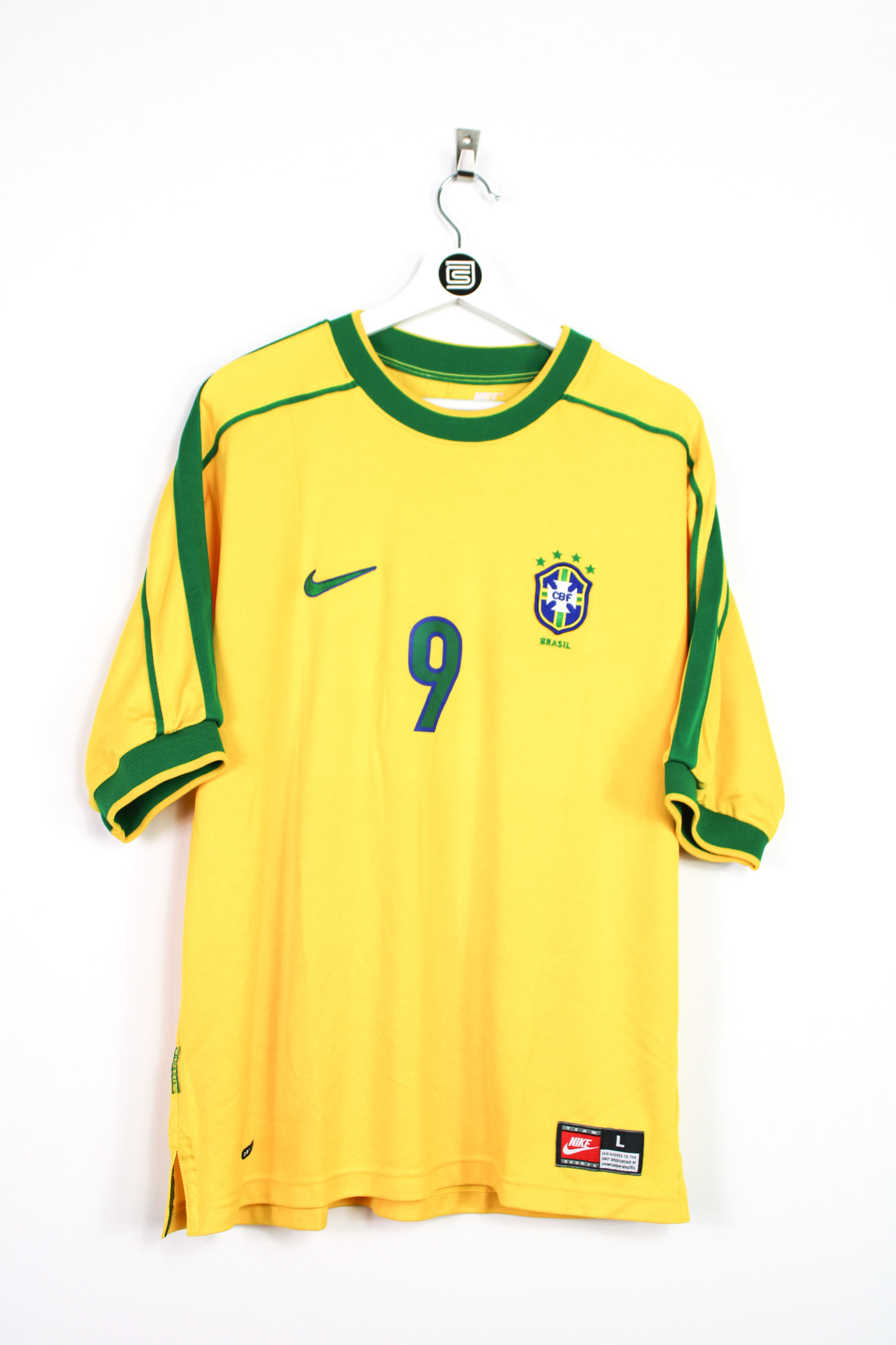 1992-93 Brazil home jersey (#11) - L