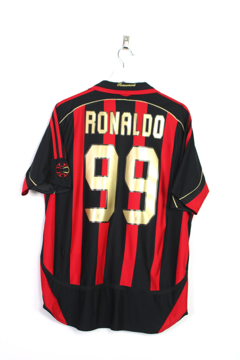 2006-07 AC Milan home jersey (#99 RONALDO) - L