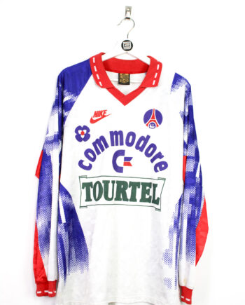1992-93 Paris SG (PSG) L/S home jersey (#12) - XL