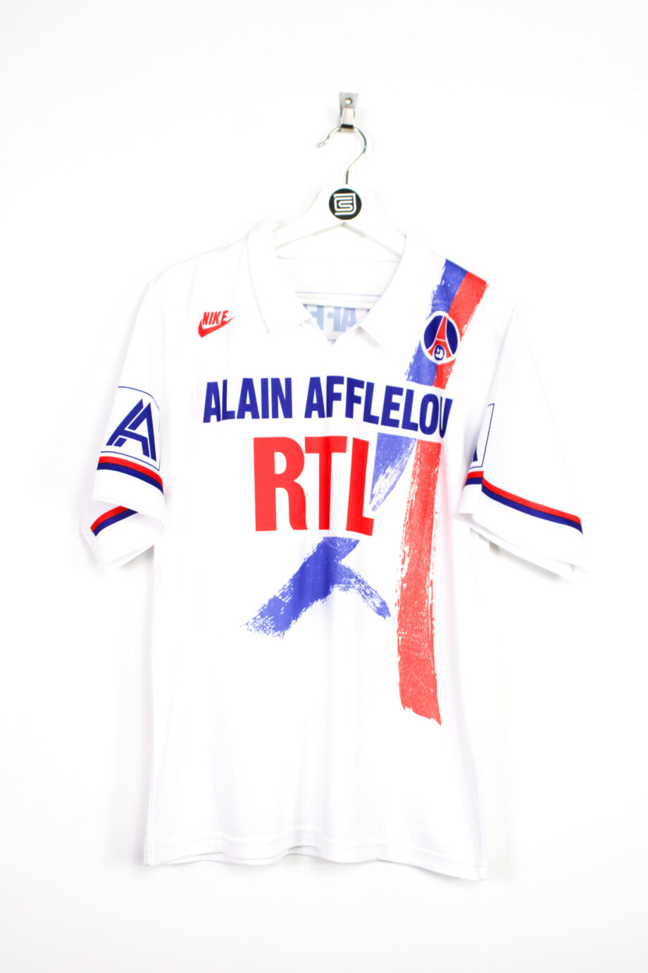 1990-91 Paris SG (PSG) home jersey (#11) - M