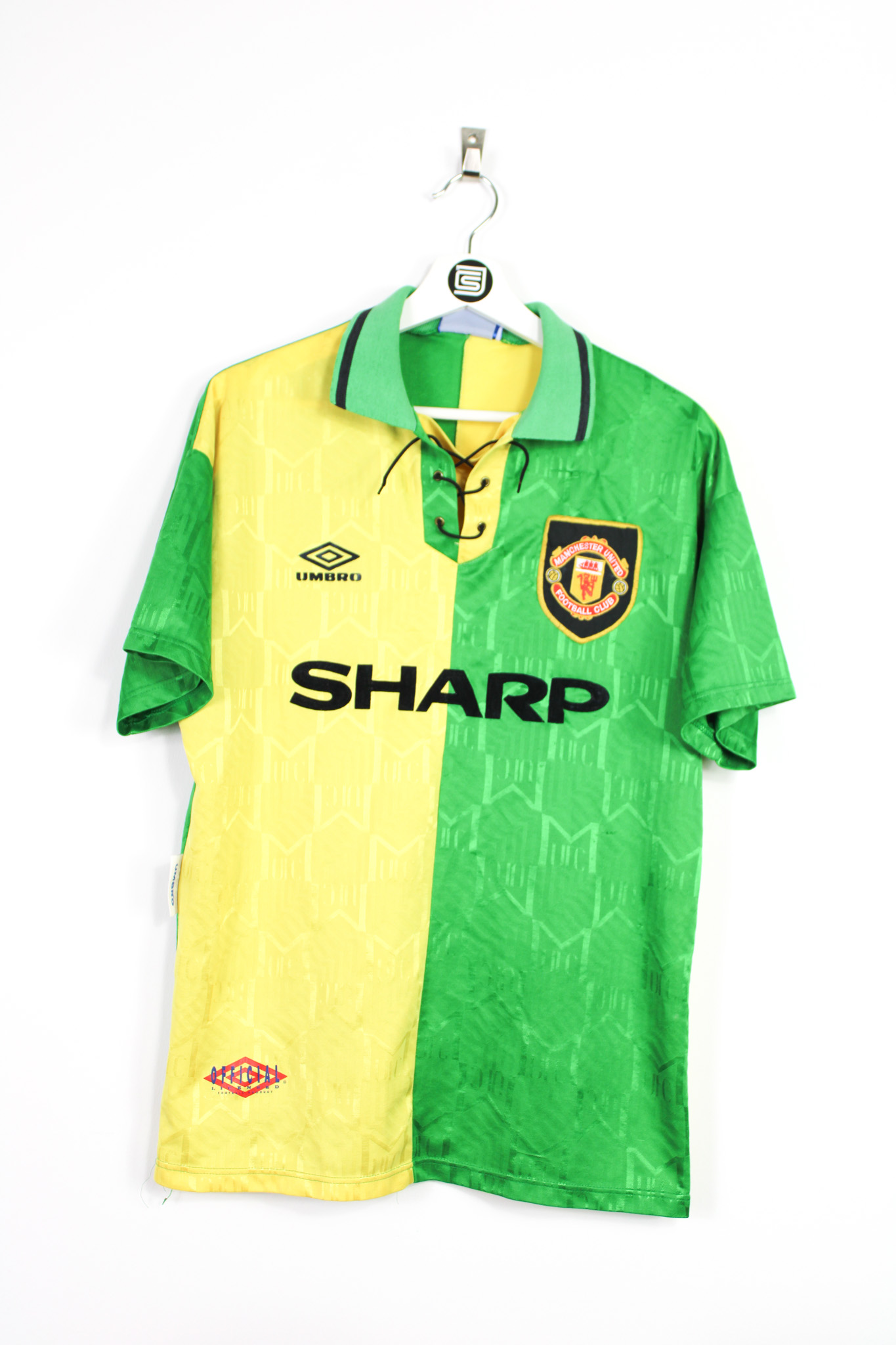 manchester united 1992 home shirt